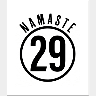 30th Birthday Namaste 29 Funny Milestone Turning Thirty Posters and Art